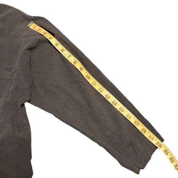 Vintage Charcoal Grey Cotton Blouse - Picture 8 of 9